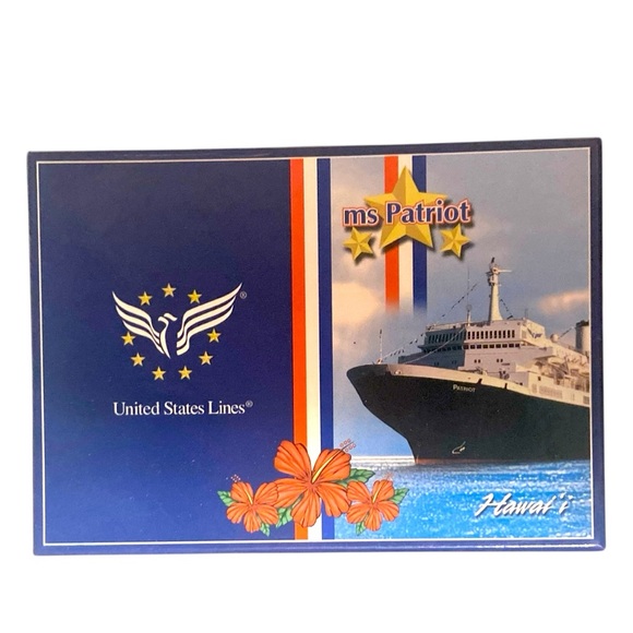 United States Lines MS Patriot Hawaiian 2 Pack of Sealed...